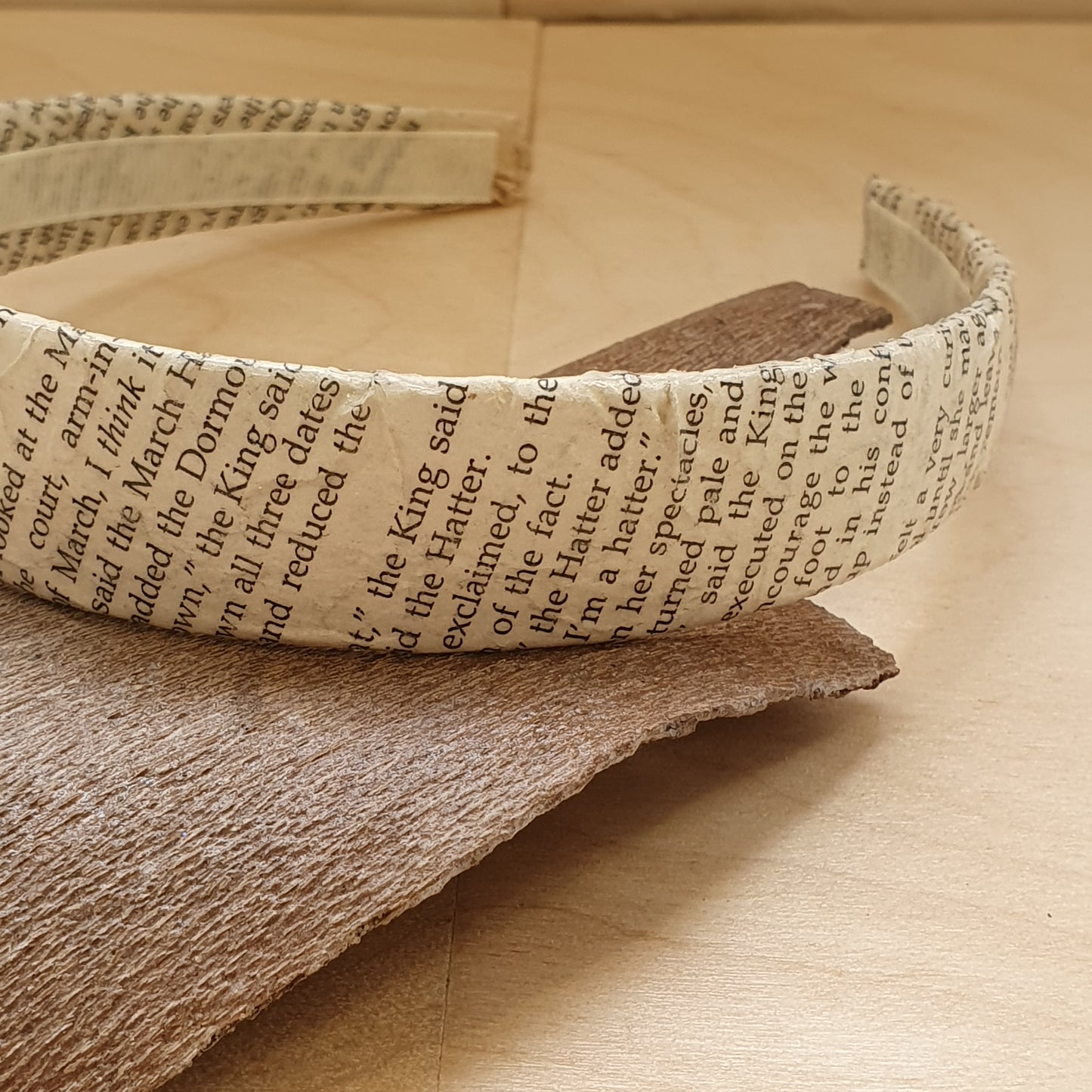 The Secret Garden repurposed book lover headband image 3