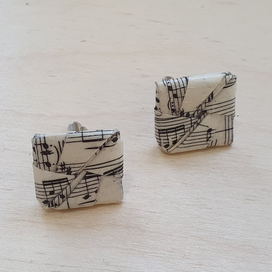 Vintage sheet music cufflinks image 0